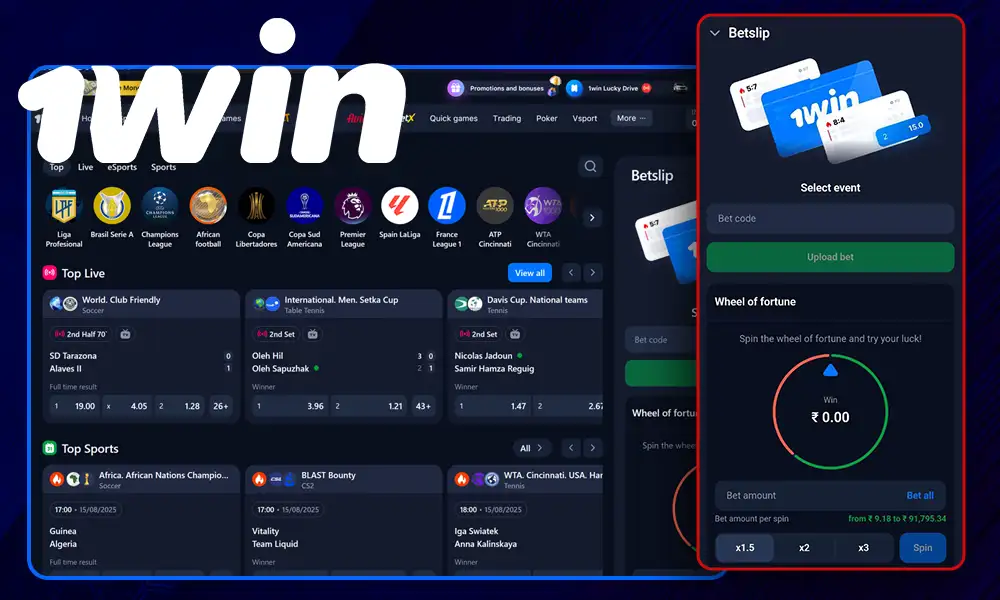 1win India Sports Betting Markets