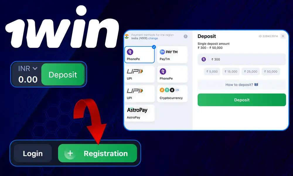 How to start betting on 1win